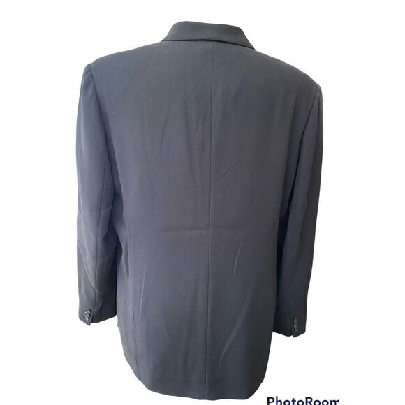 NYGARD Classic Black 4-Button Blazer Sz 16 Must-Have Staple Piece Plus - Picture 3 of 11